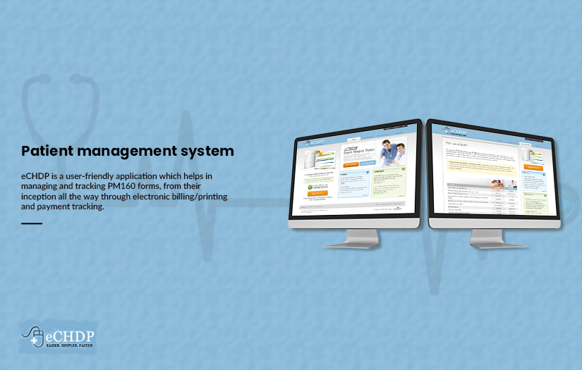 eCHDP - A health records system screenshot 1