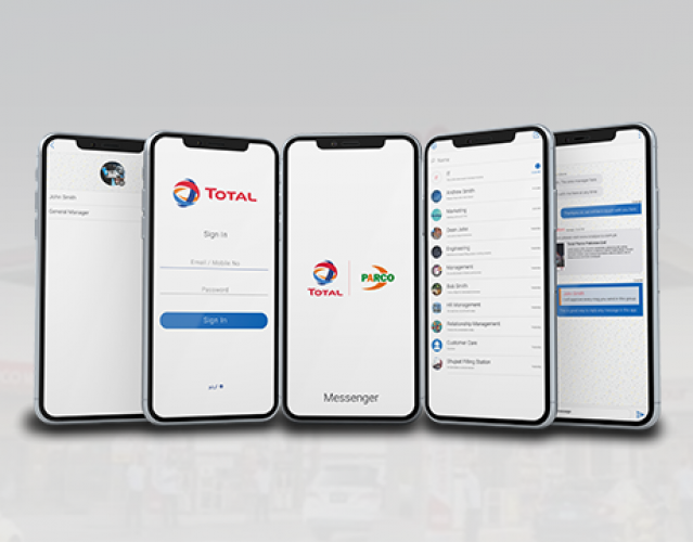 Total Parco Messenger- An enterprise messaging app screenshot 1