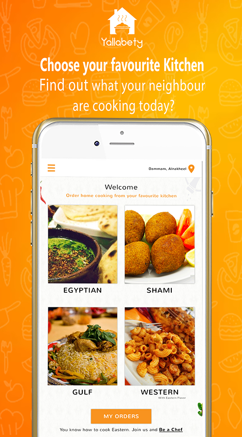 Yallabety - Home Cooking Delivery screenshot 1