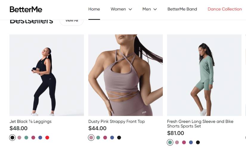 BetterMe Shop screenshot 1