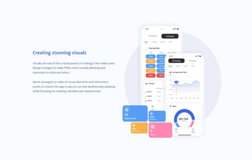 Phlex - innovative solution to track swimming workouts screenshot 1