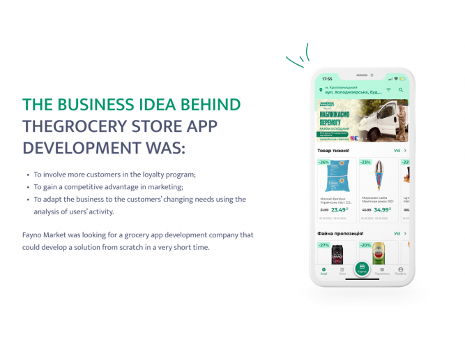 Grocery mobile app screenshot 3