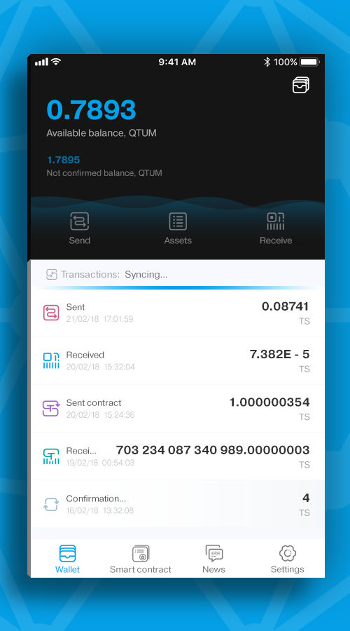 Qtum screenshot 2