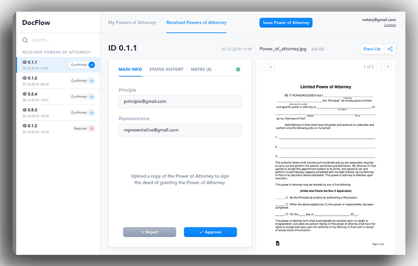 DocFlow screenshot 2