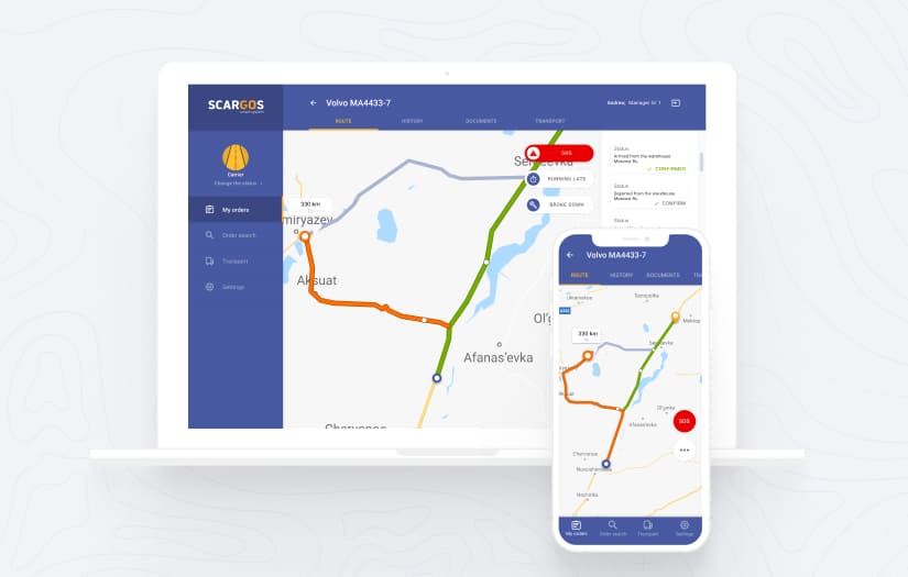 Scargos Freight Shipping App screenshot 2