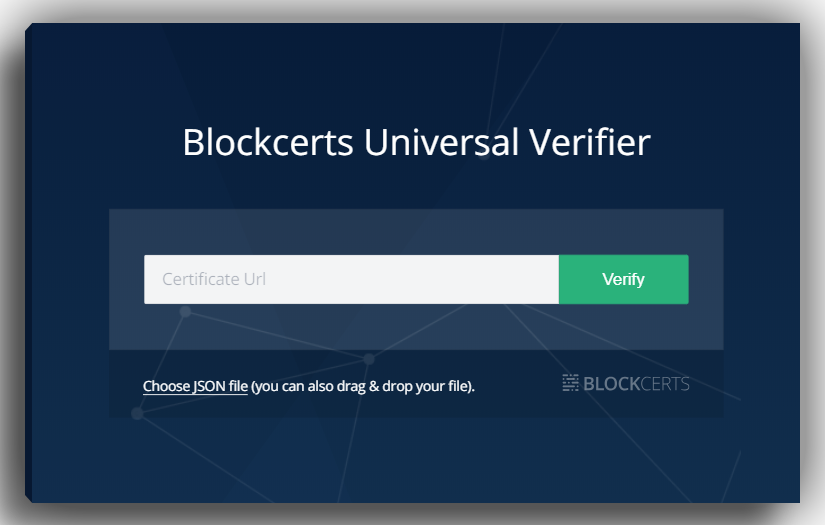 BlockCerts screenshot 1