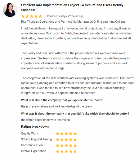 Identity and Access Management (IAM) Implementation Project screenshot 1