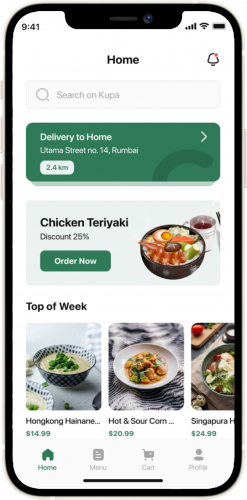 App Design For Restaraunt screenshot 2