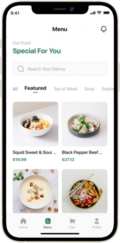 App Design For Restaraunt screenshot 5