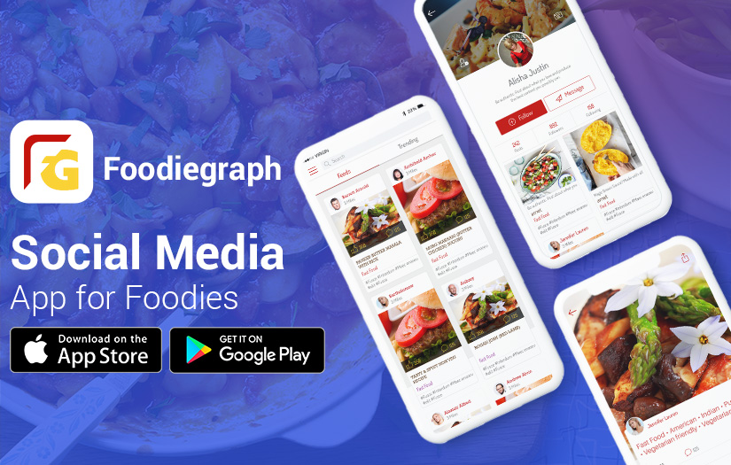 Foodiegraph - Social Media Apps for Foodies screenshot 1