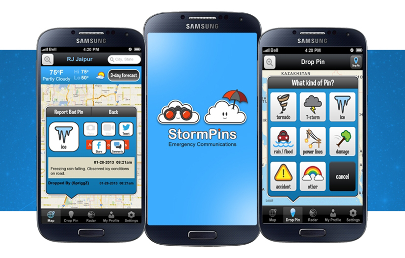 StormPins - Weather Alert App screenshot 1