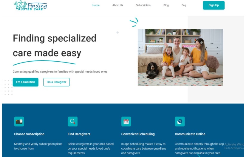 Finding Trusted Care screenshot 1