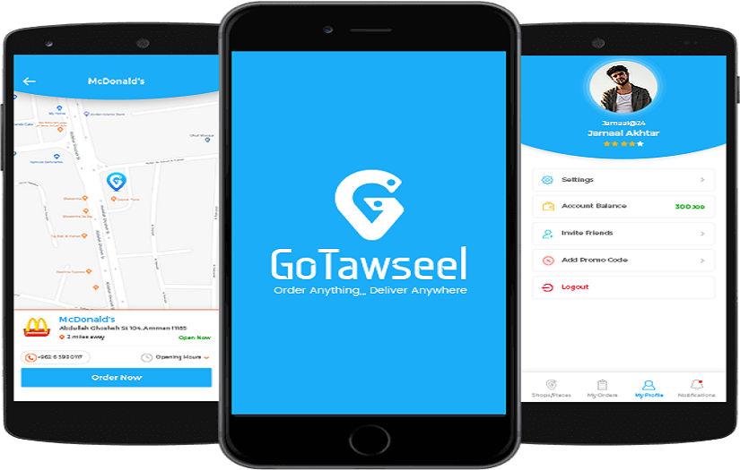 Go Tawseel – Delivery Logistic Mobile App screenshot 1