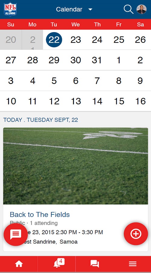 NFL Alumni screenshot 1
