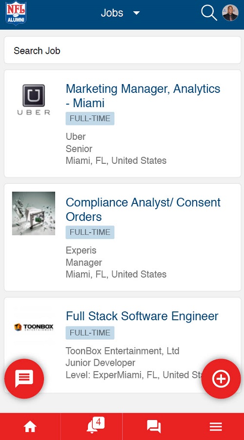 NFL Alumni screenshot 2
