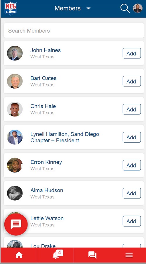NFL Alumni screenshot 3