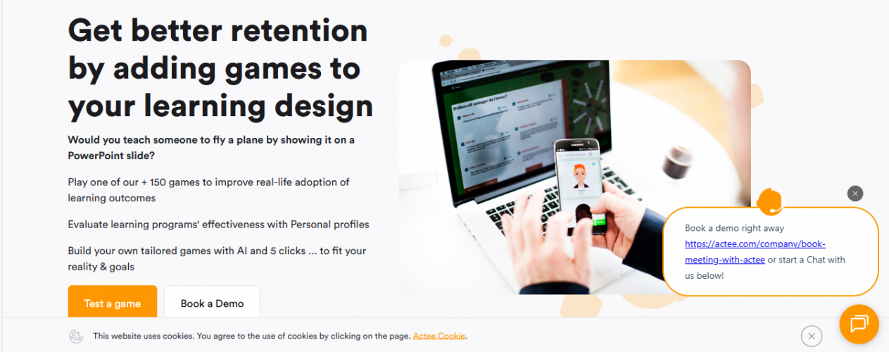 Actee – Game-Based Workplace Learning Platform screenshot 2
