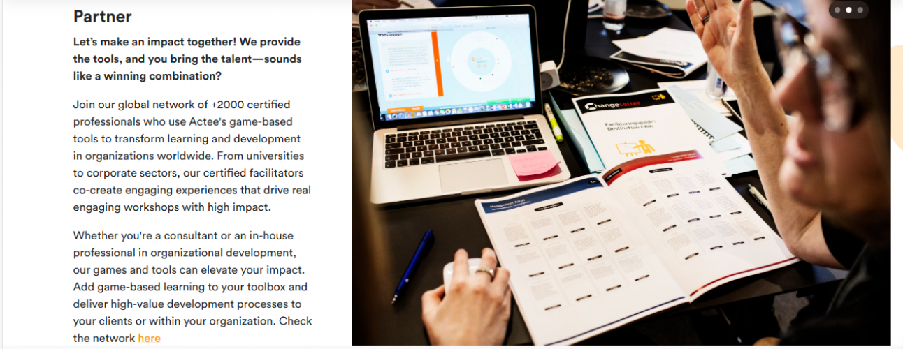 Actee – Game-Based Workplace Learning Platform screenshot 1