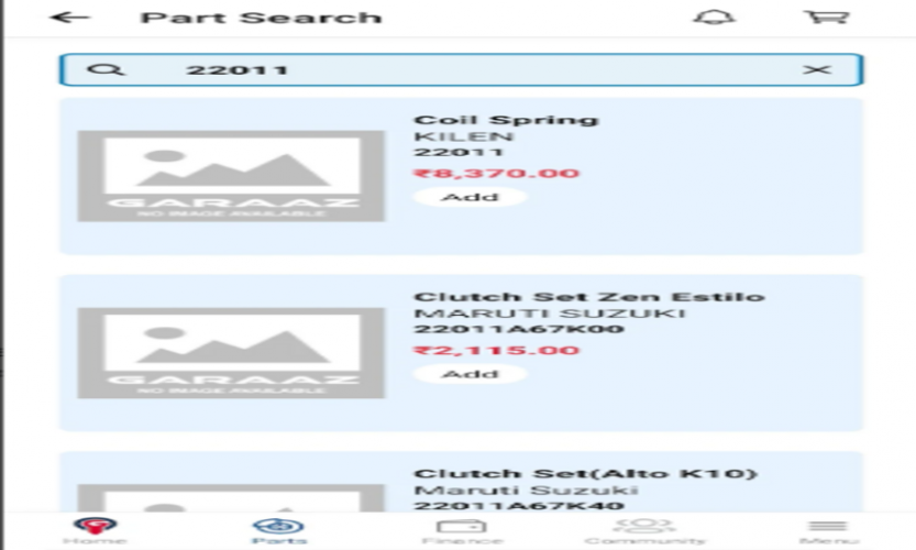 Garaaz – Auto Parts Marketplace & Distributor Analytics App screenshot 4