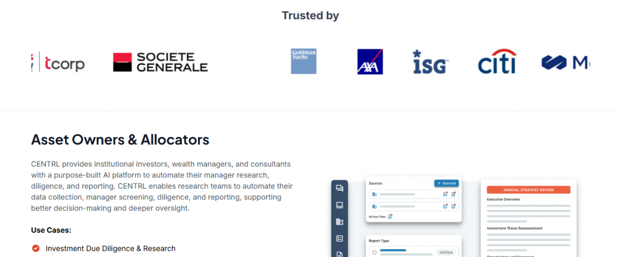 CENTRL – AI-Powered Diligence & Risk Automation Platform screenshot 2