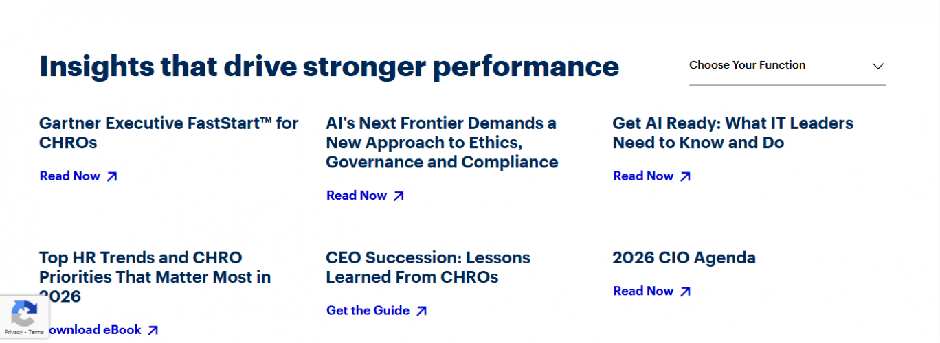 Gartner – Strategic Research & Advisory Platform screenshot 1