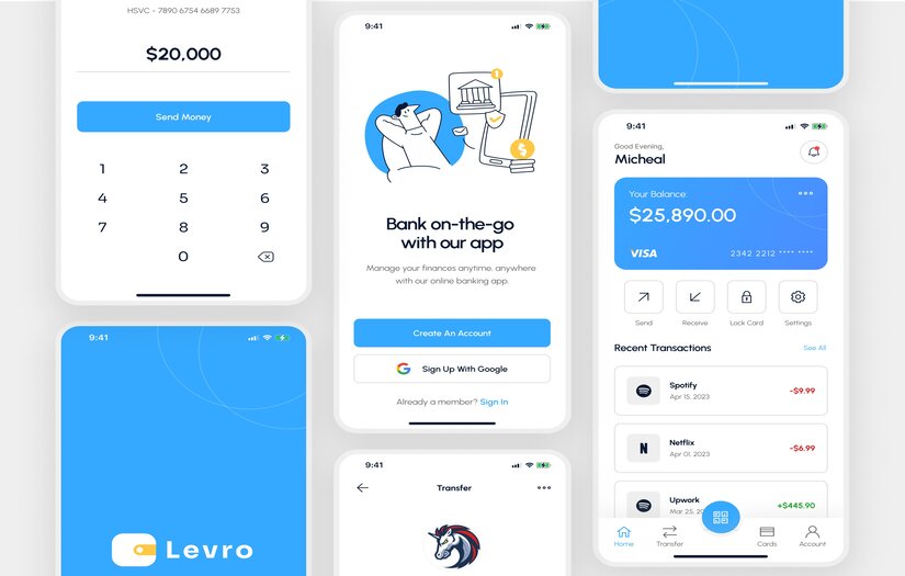 Banking App screenshot 1