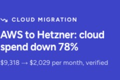 Cutting cloud infrastructure costs by up to 80% with an AWS-to-Hetzner migration