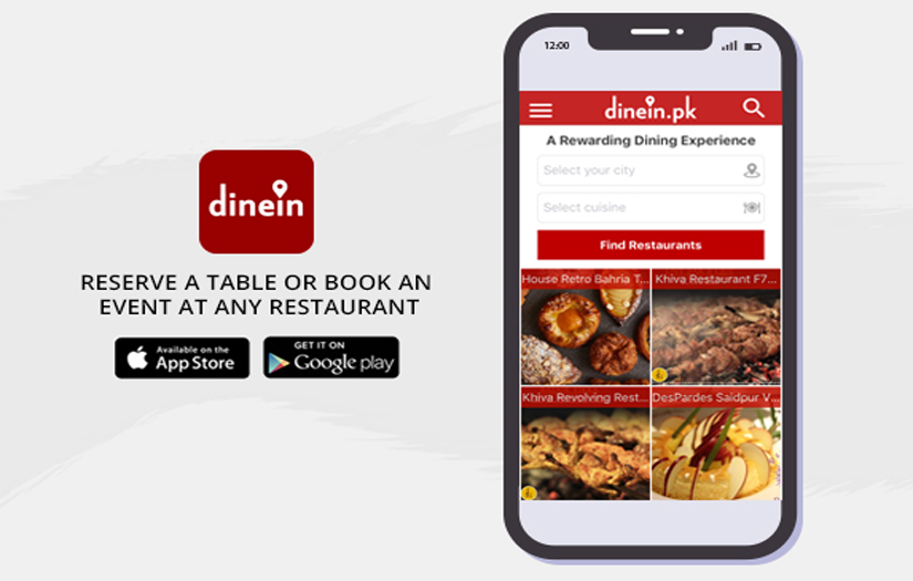 Android App development (Dinein.pk) screenshot 1