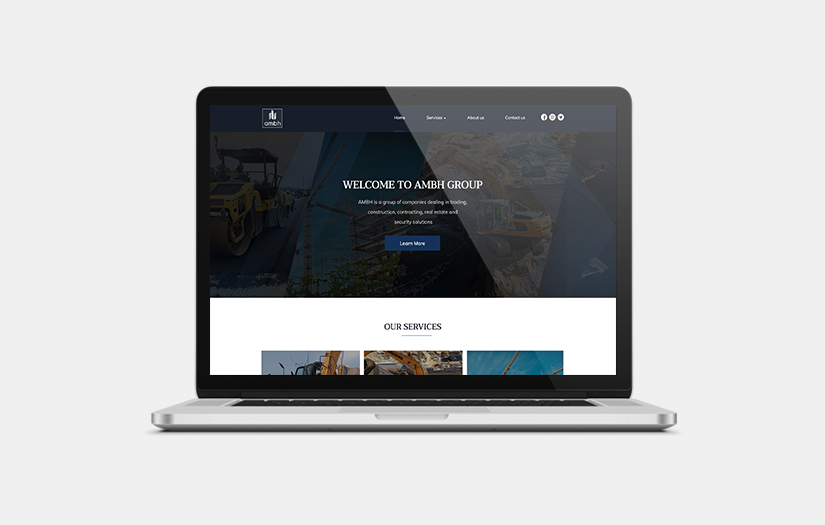Website Development for Group of Companies screenshot 1