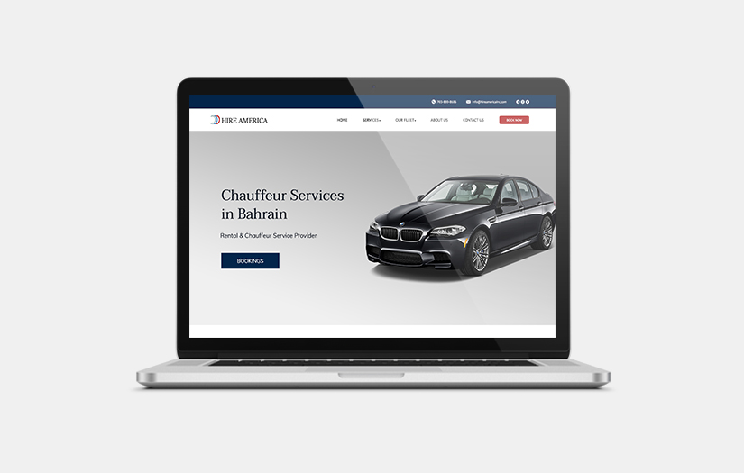 Chauffeur Website Development Services screenshot 1