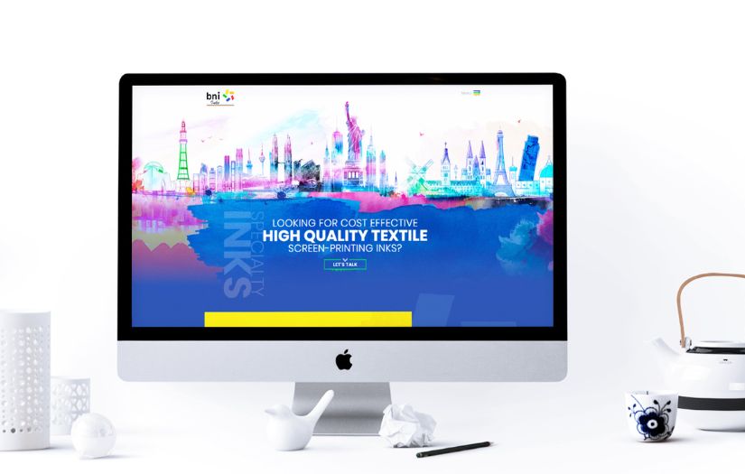 BNI Inks - Website Design & Development screenshot 1