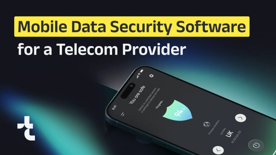 Mobile Data Security Software for a Telecom Provider screenshot 1
