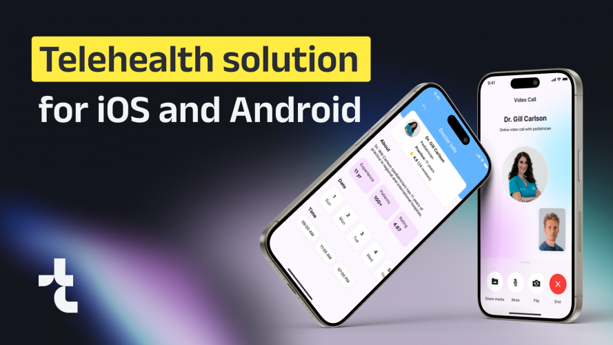 Telehealth solution for iOS and Android screenshot 1
