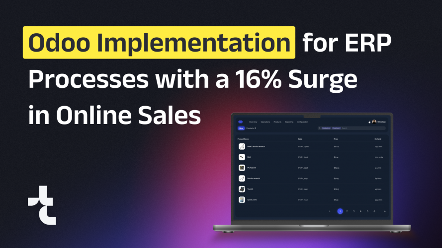 Odoo Implementation for ERP Processes with a 16% Surge in Online Sales screenshot 1