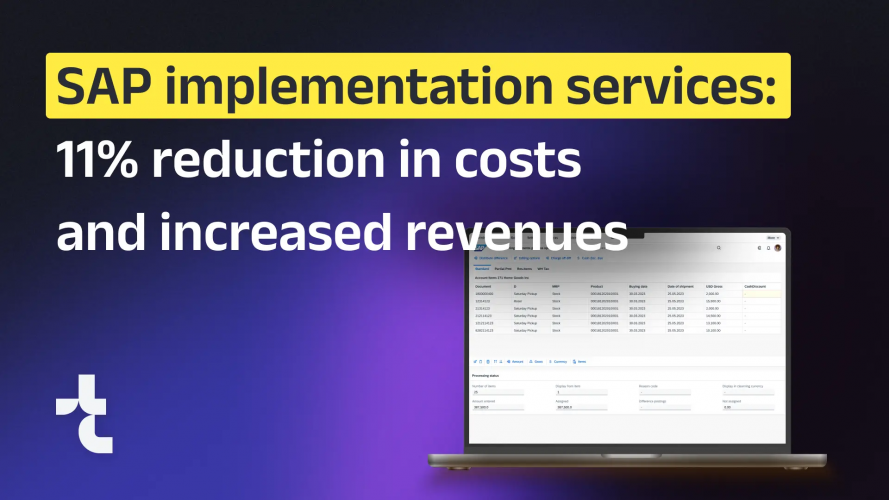 SAP Implementation Services: 11% Reduction in Costs and Increased Revenues screenshot 1