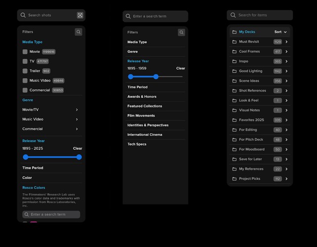 Cross-Platform Media App for the World’s Largest Cinematic Image Database screenshot 3