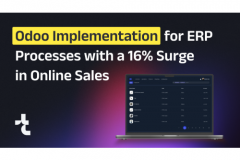 Odoo Implementation for ERP Processes with a 16% Surge in Online Sales