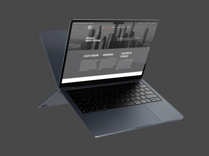 MAG Group – Real Estate Website Experience screenshot 1
