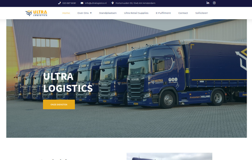 Ultralogistics Drivers Portal screenshot 1