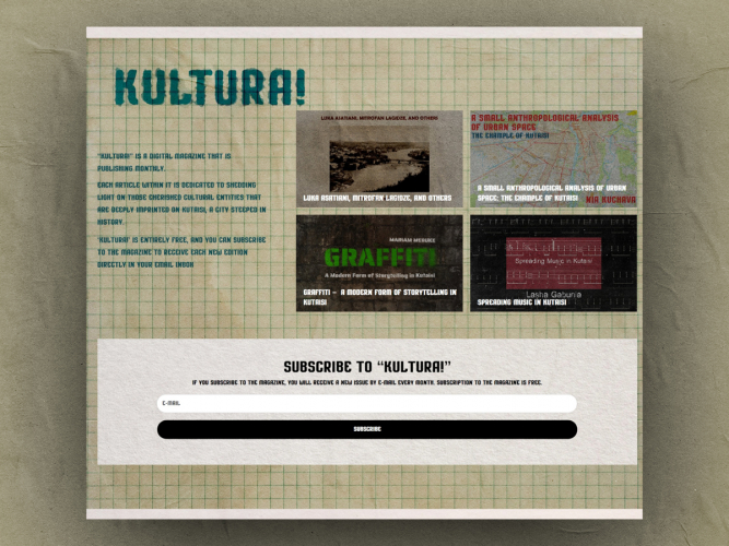 City Digital Platform (Web & App) - Kutaisi.travel screenshot 2