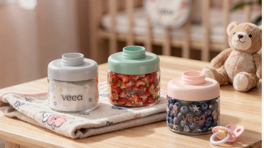 Baby Food Package 3D Product Rendering (Studio + Lifestyle Set) screenshot 2