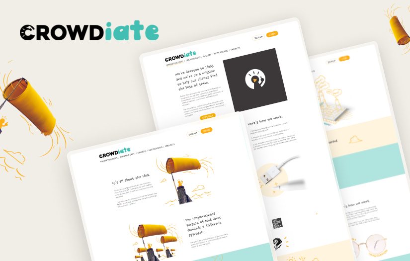 Crowdiate - Ecommerce Website Development screenshot 1