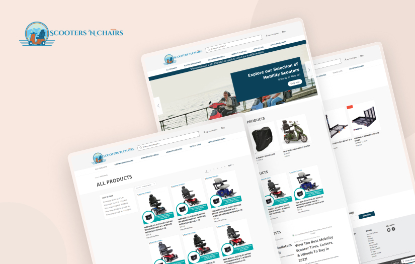 Scooters 'N Chairs - Ecommerce Mobile App screenshot 1