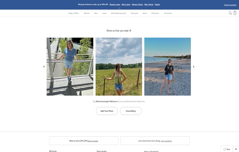 American eagle: Platform offering high-quality, on-trend clothing screenshot 6