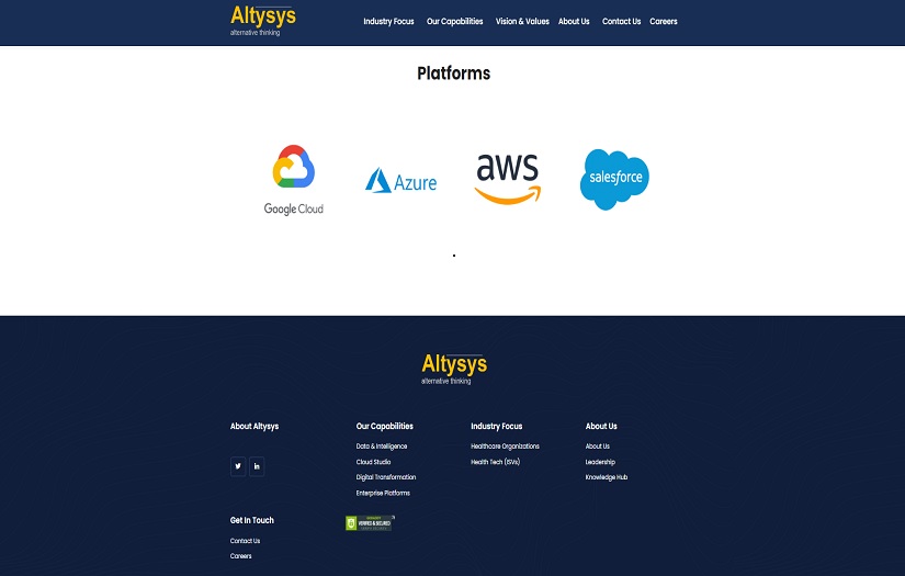Altysys: Healthcare Technology Consulting and Solutions screenshot 6