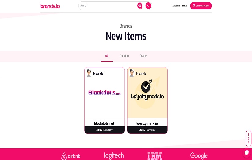 Brands.io: Discover Collect & Sell Fractional NFTs screenshot 2