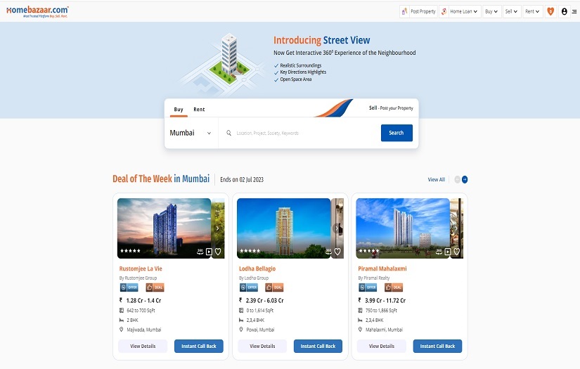 Home Bazaar: Real Estate platform facilitating buying and sale screenshot 2