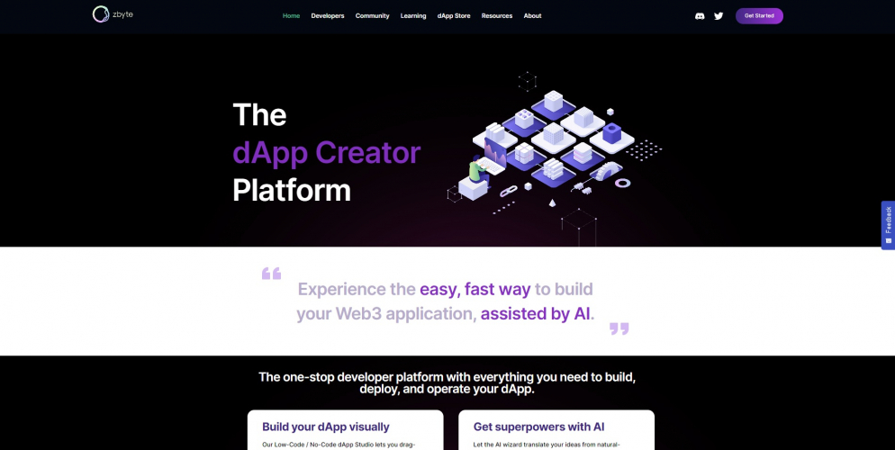 zbyte: The dApp Creator Platform screenshot 3