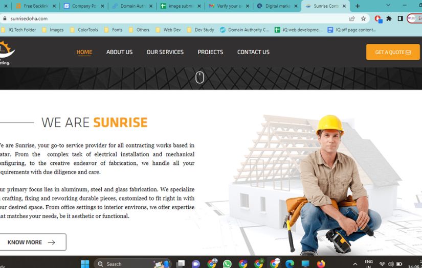 Website Design screenshot 1