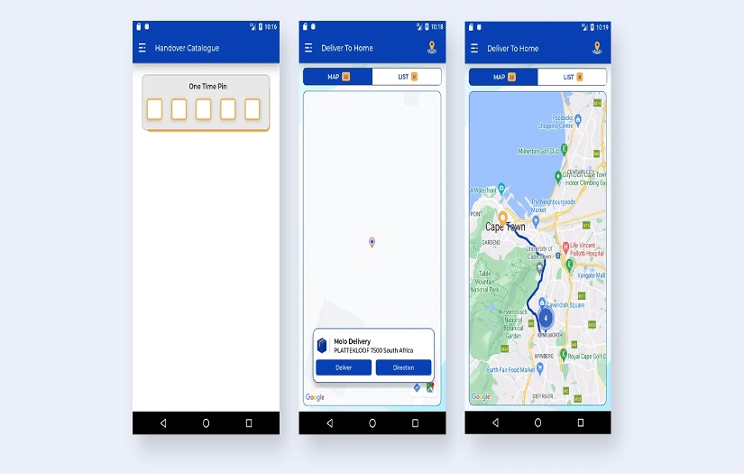 Molo Delivery App screenshot 1